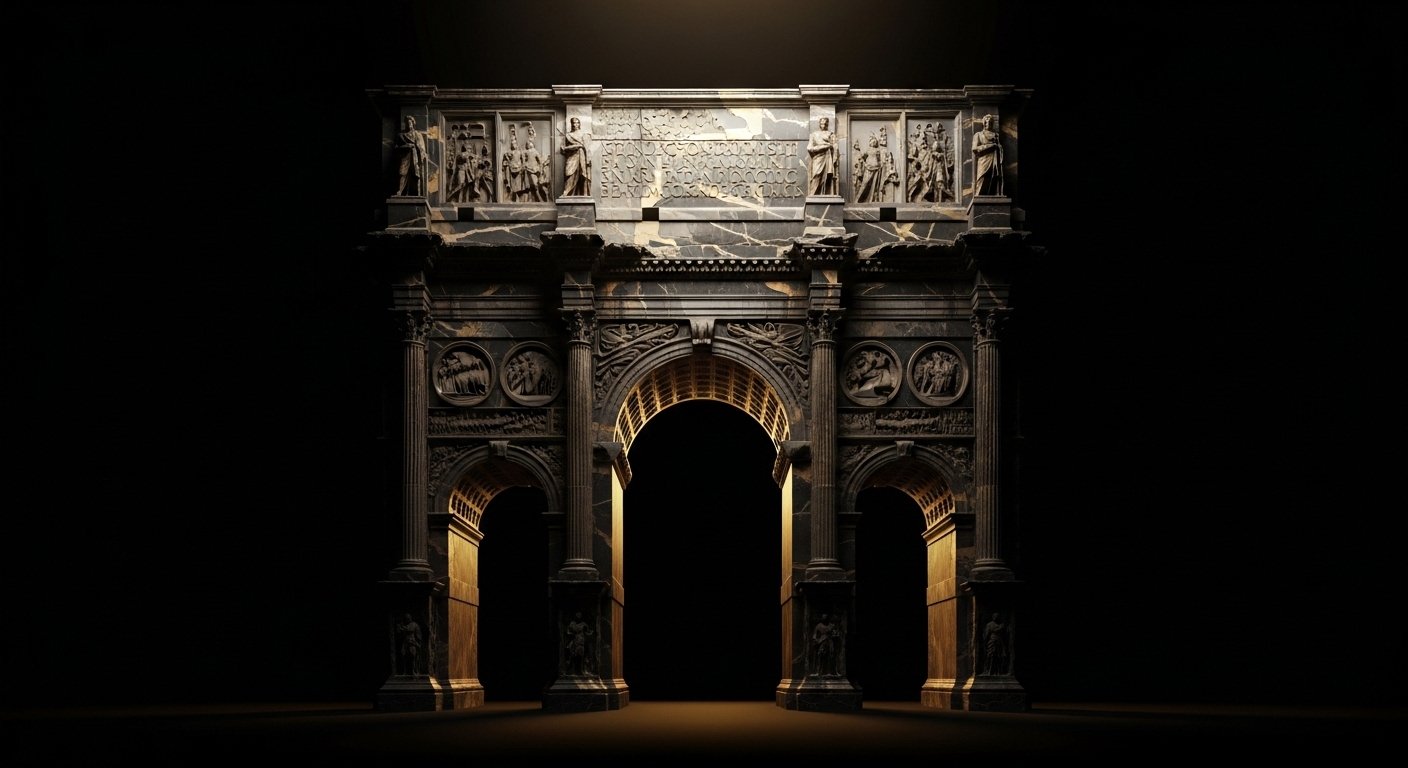 An ancient grand arch, a symbol of things built to last